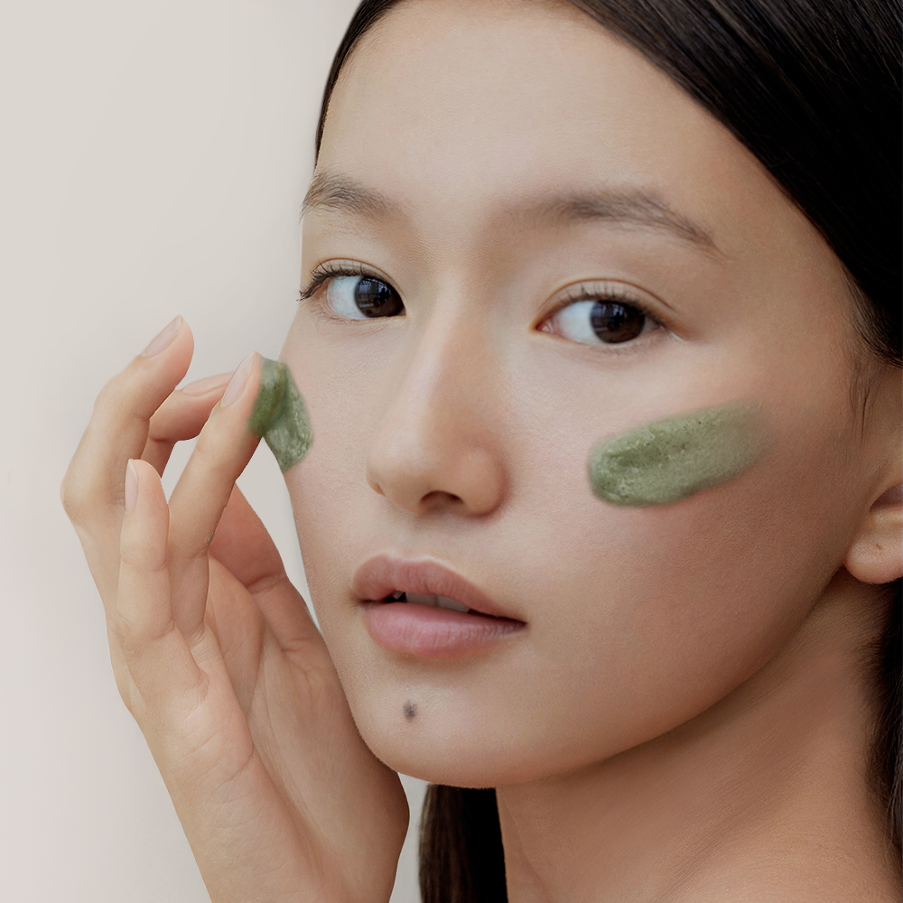 Green Tea + LHA Deep Pore Rice Cake Cleanser