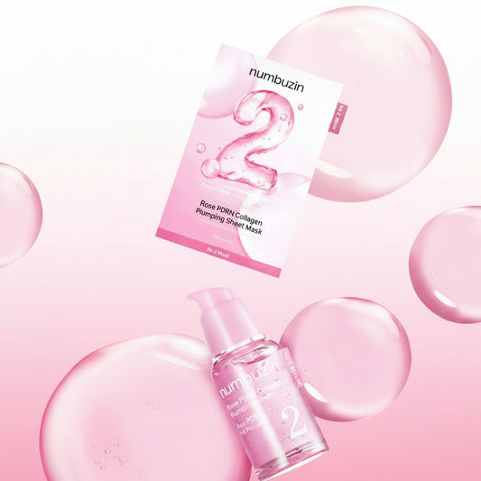 No.2 Rose PDRN Collagen Plumping Sheet Mask