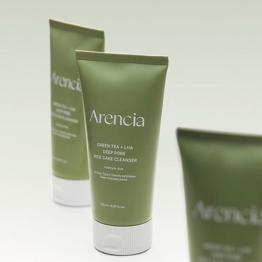 Green Tea + LHA Deep Pore Rice Cake Cleanser