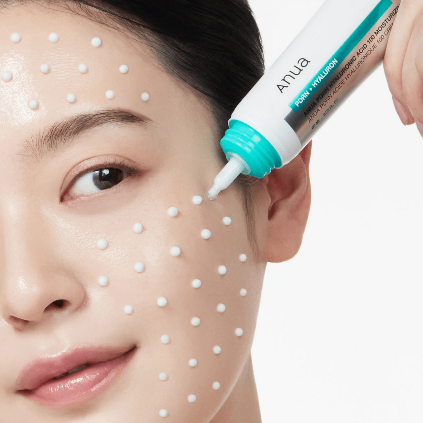 Anua PDRN Hyaluronic Acid 100 Moisturizing Cream 60ml at Embé Skin Korean and Japanese Beauty Skincare