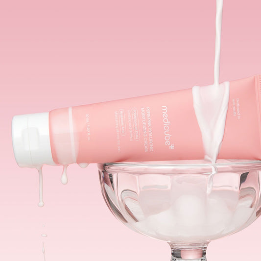 Medicube PDRN Pink Hyaluronic Moisturizing Cream 50ml at Embé Skin Korean and Japanese Beauty Skincare
