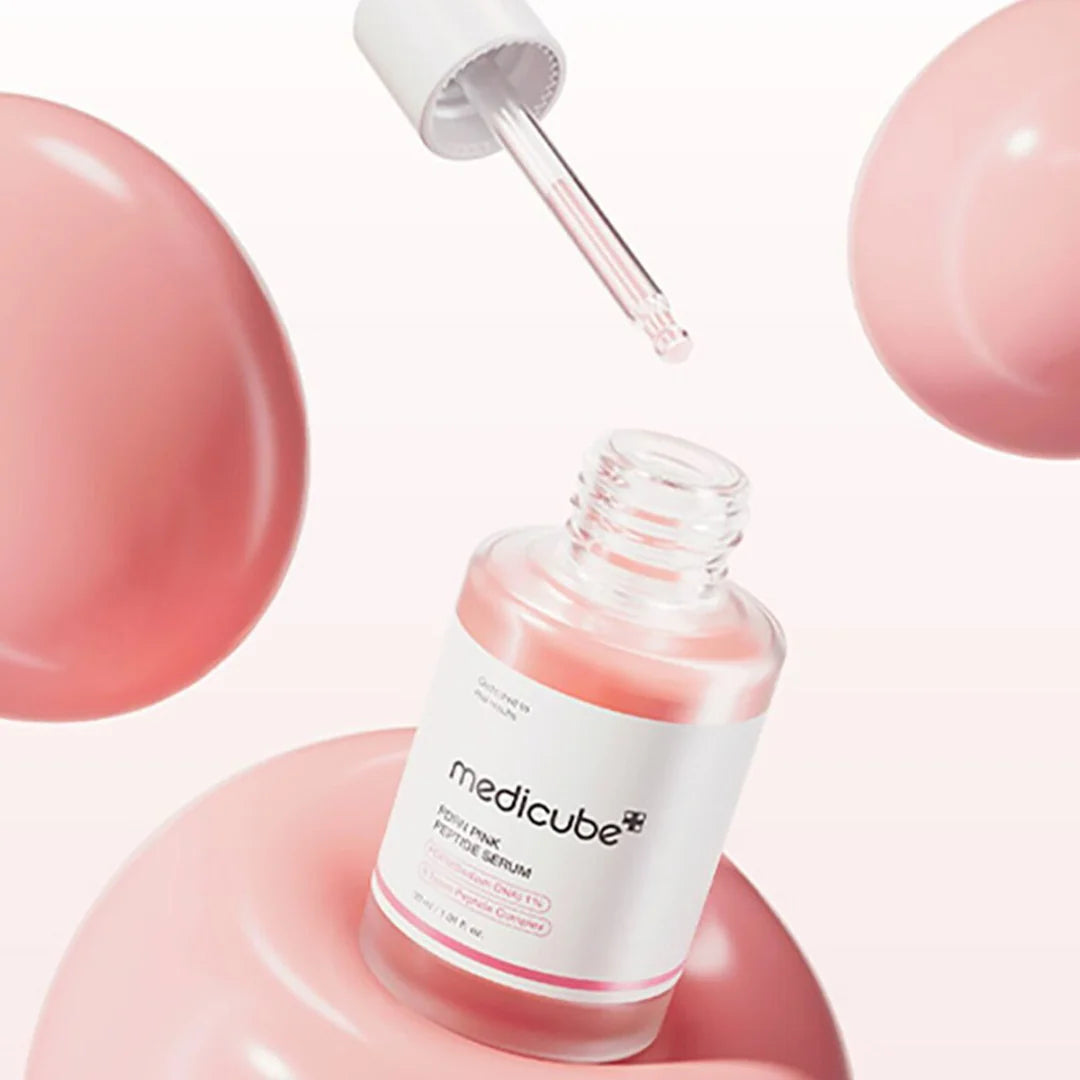 Medicube PDRN Pink Peptide Serum 30ml at Embรฉ Skin Korean and Japanese Beauty Skincare
