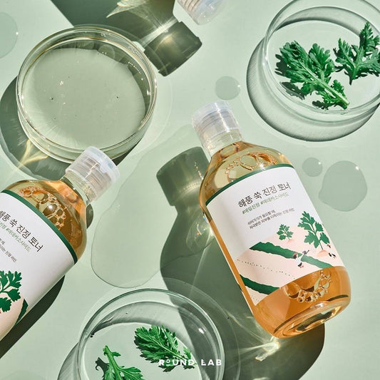 ROUND LAB Mugwort Calming Toner 300ml at Embé Skin Korean and Japanese Beauty Skincare