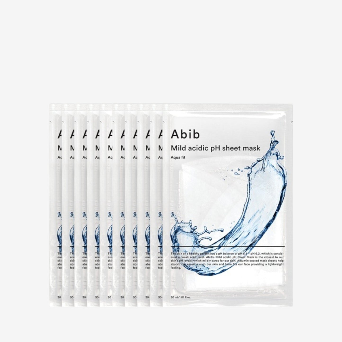 Mild Acidic Low pH Sheet Mask Aqua Fit