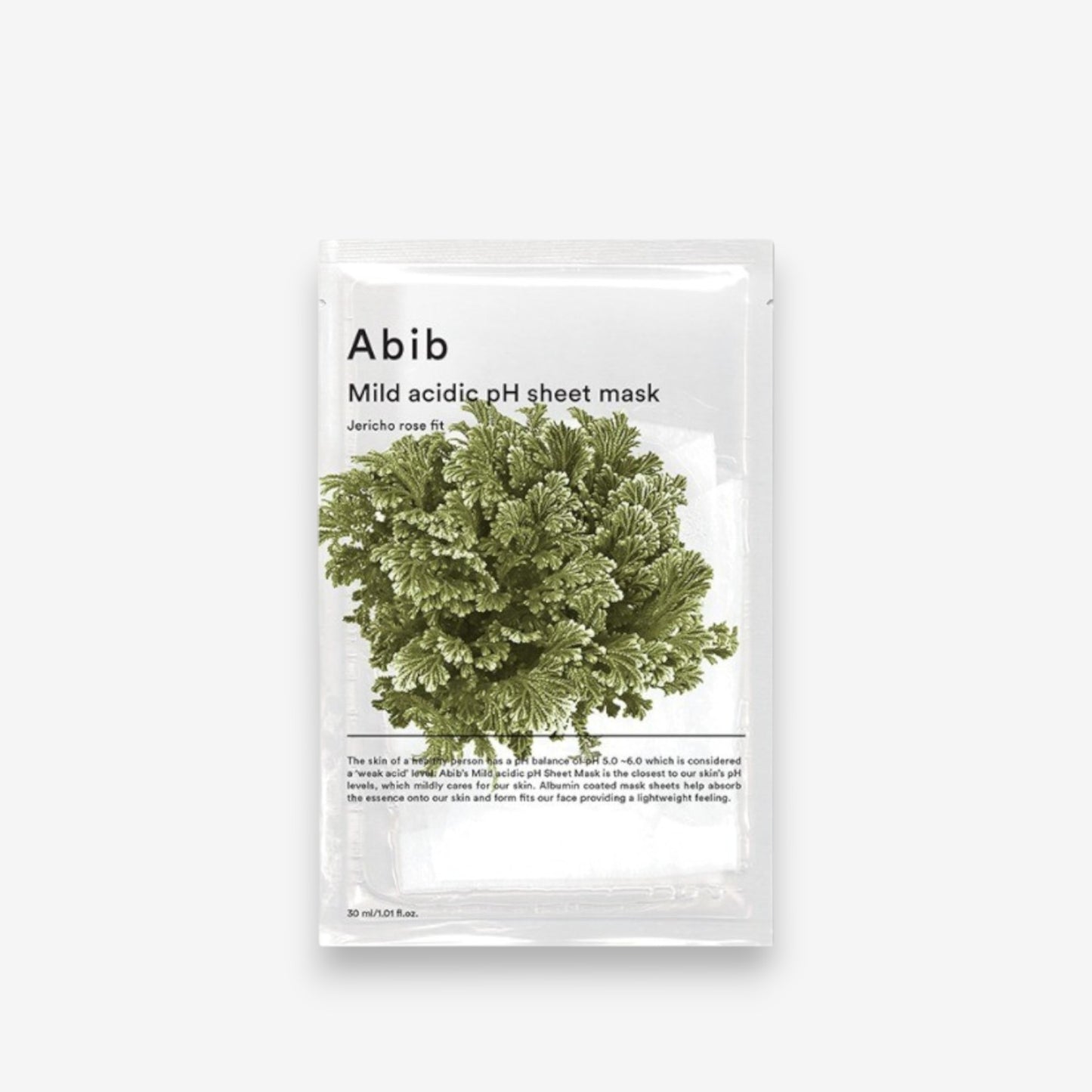 Mild Acidic Low pH Sheet Mask Jericho Rose Fit