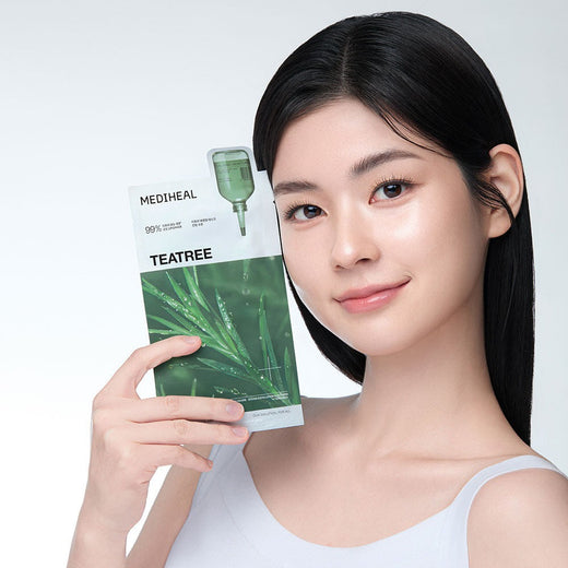 MEDIHEAL Tea Tree Essential Calming Moisture Mask at Embé Skin Korean and Japanese Beauty Skincare