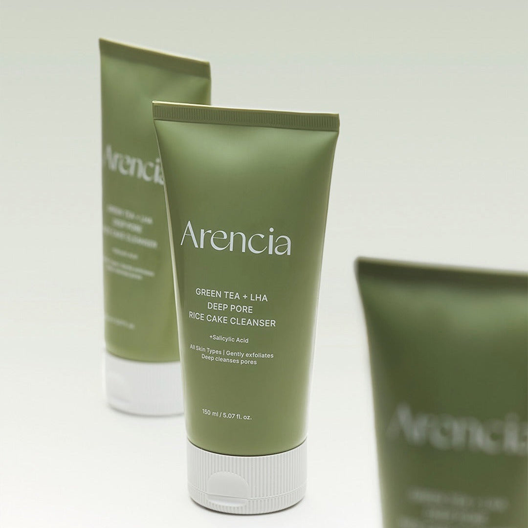 Green Tea + LHA Deep Pore Rice Cake Cleanser