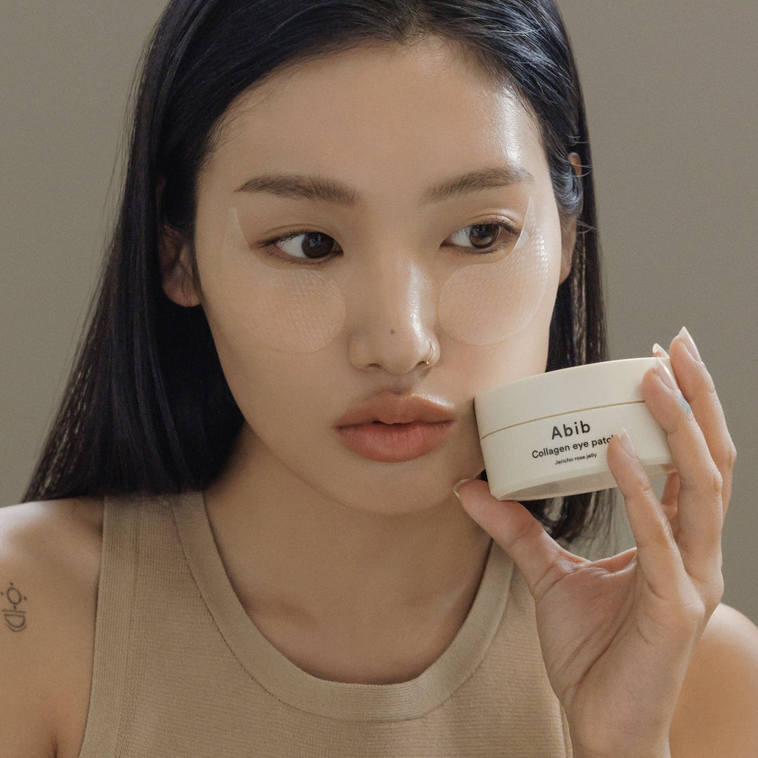Abib Collagen Eye Patch Jericho Rose Jelly 90g at Embé Skin Korean and Japanese Beauty Skincare
