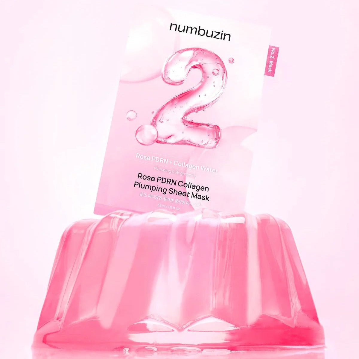 No.2 Rose PDRN Collagen Plumping Sheet Mask