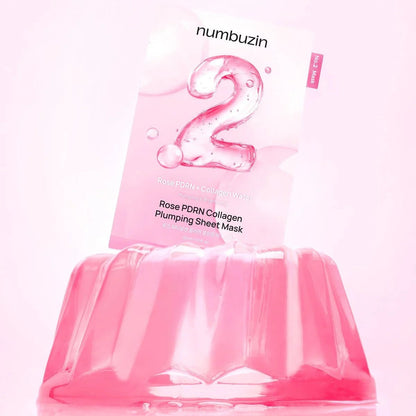 No.2 Rose PDRN Collagen Plumping Sheet Mask