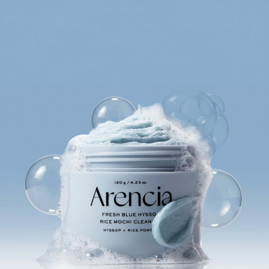 Fresh Blue Hyssop Rice Mochi Cleanser