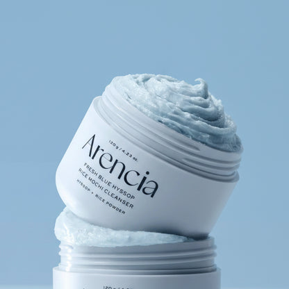 Fresh Blue Hyssop Rice Mochi Cleanser