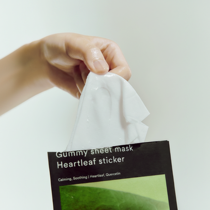 Gummy Sheet Mask Heartleaf Sticker