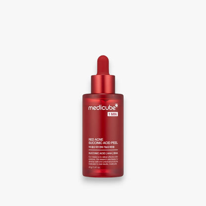 Red Acne Succinic Acid Peel