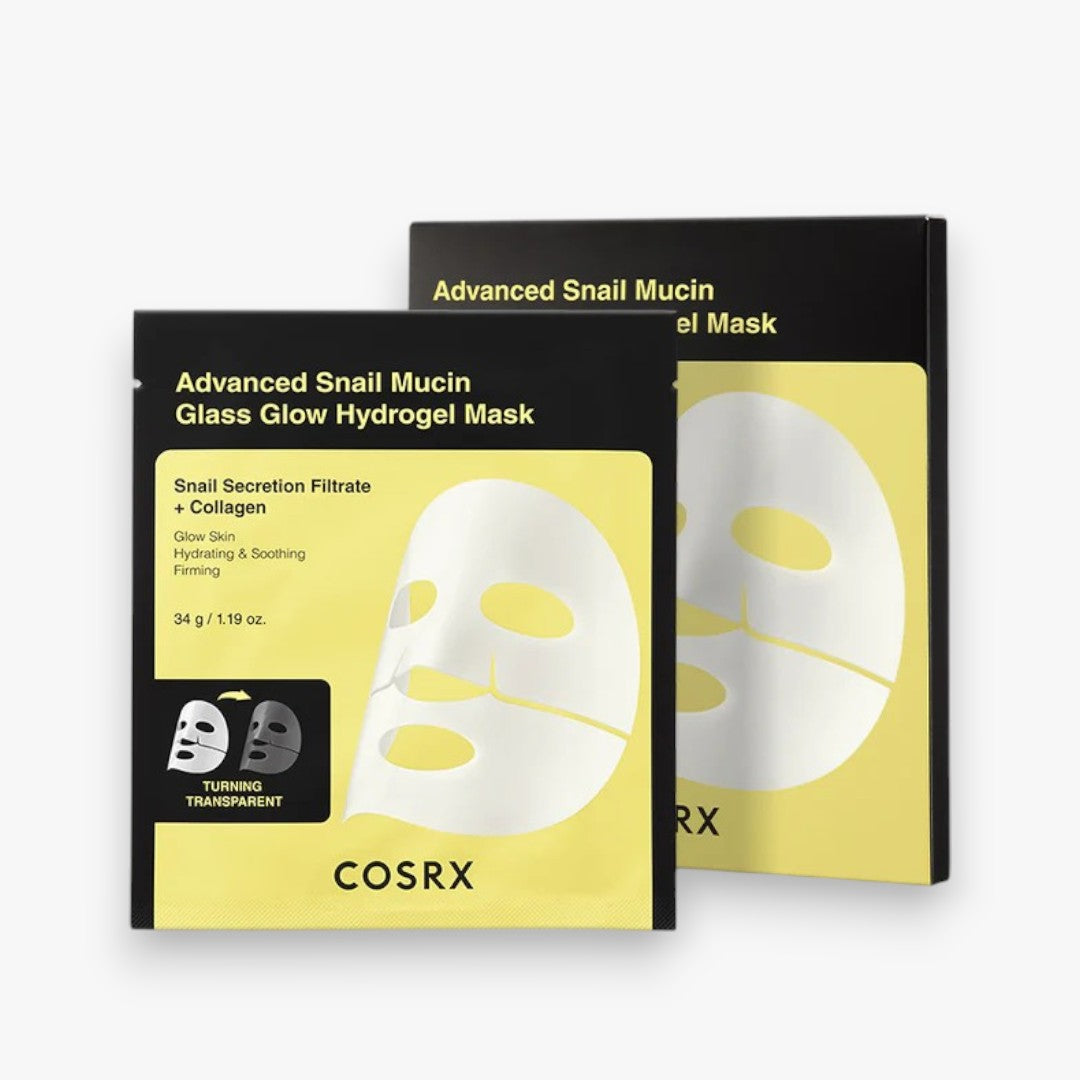 Advanced Snail Mucin Glass Glow Hydrogel Mask