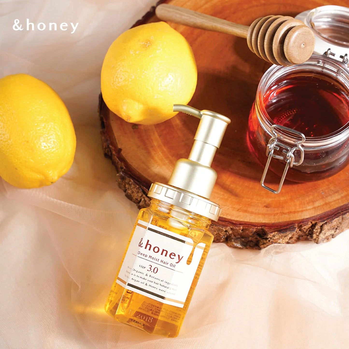 &honey Deep Moist Hair Oil 100ml at Embé Skin Korean and Japanese Beauty Skincare