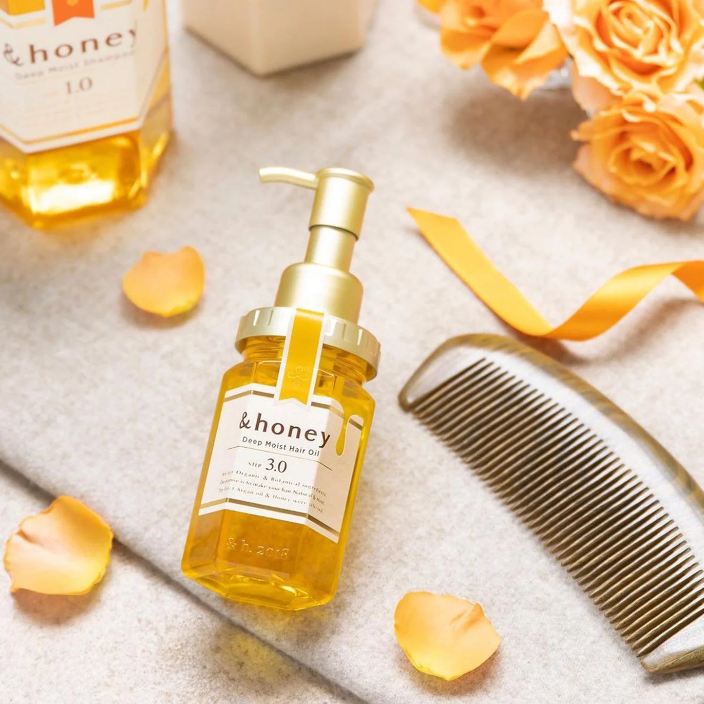 &honey Deep Moist Hair Oil 100ml at Embé Skin Korean and Japanese Beauty Skincare