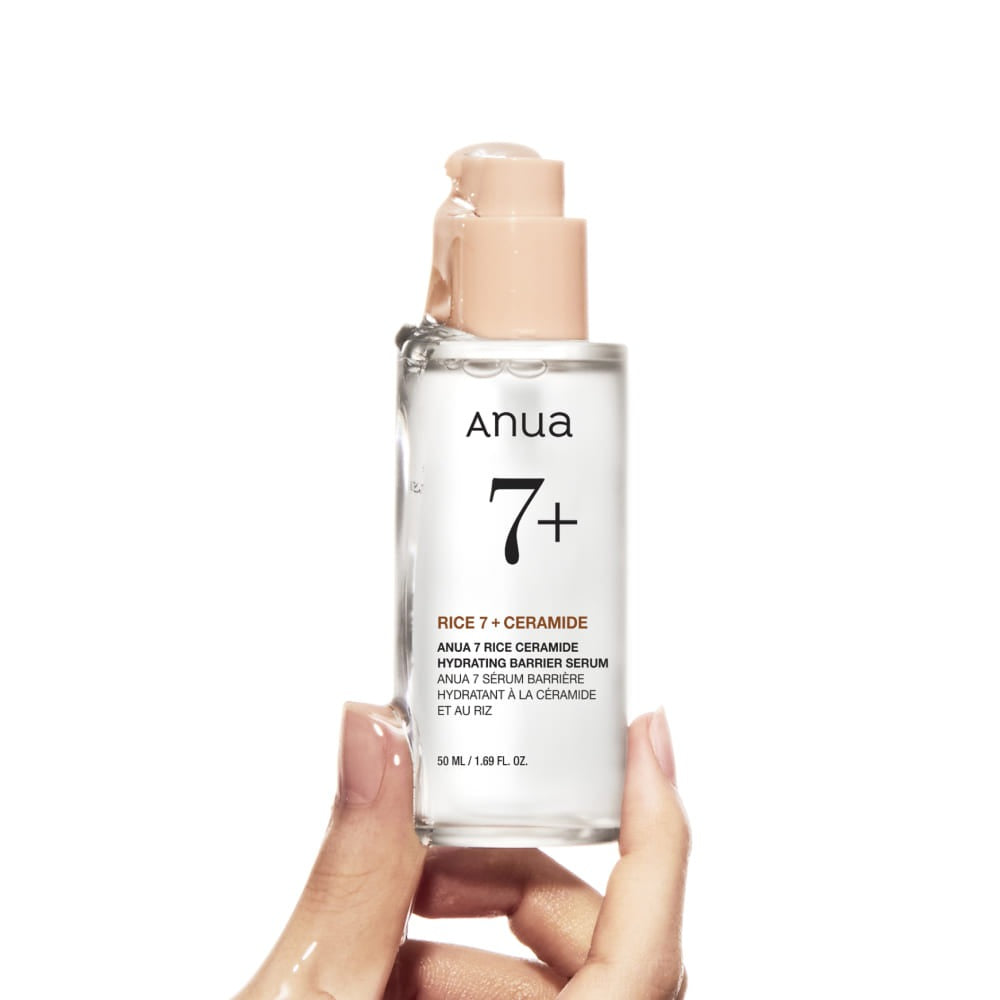 Anua 7 Rice Ceramide Hydrating Barrier Serum 50ml at Embé Skin Korean and Japanese Beauty Skincare