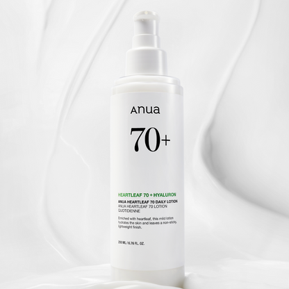 Anua Heartleaf 70 Daily Lotion 200ml at Embé Skin Korean and Japanese Beauty Skincare