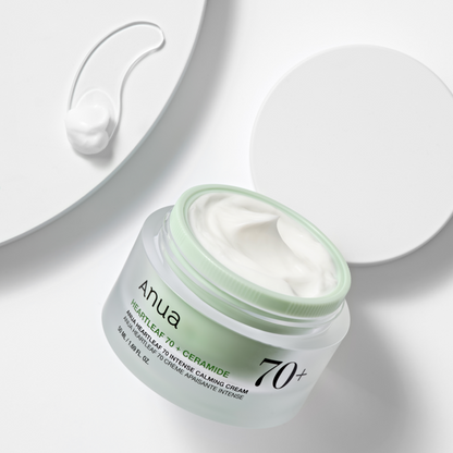 Anua Heartleaf 70% Intense Calming Cream 50ml at Embé Skin Korean and Japanese Beauty Skincare