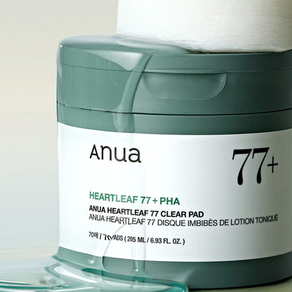 Anua Heartleaf 77 Clear Pad at Embé Skin Korean and Japanese Beauty Skincare
