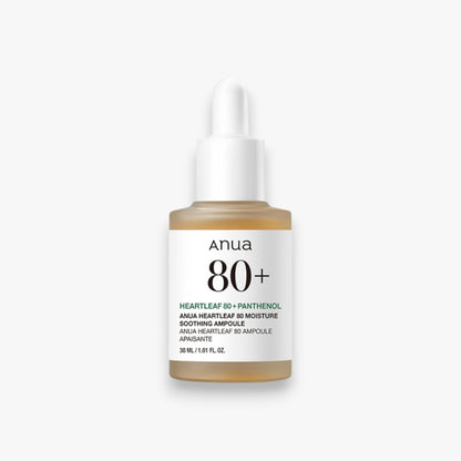 Anua Heartleaf 80% Moisture Soothing Ampoule 30ml at Embé Skin Korean and Japanese Beauty Skincare