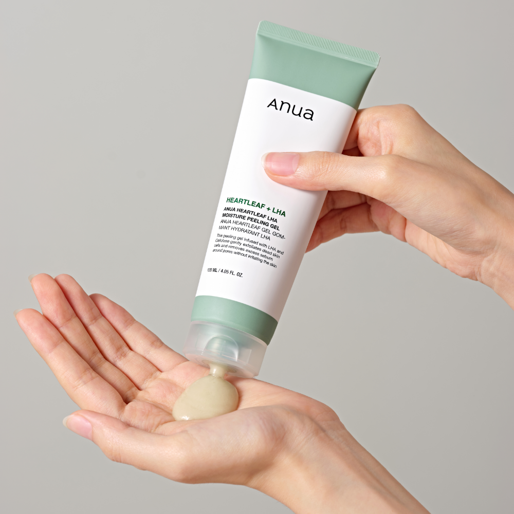Anua Heartleaf LHA Moisture Peeling Gel 120ml at Embé Skin Korean and Japanese Beauty Skincare