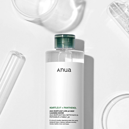 Anua Heartleaf Low pH Deep Cleansing Water 500ml at Embé Skin Korean and Japanese Beauty Skincare