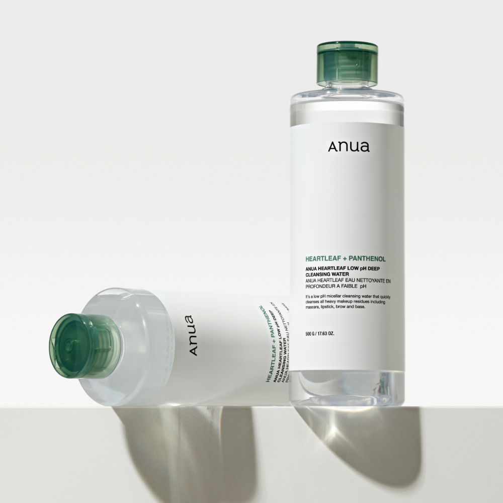 Anua Heartleaf Low pH Deep Cleansing Water 500ml at Embé Skin Korean and Japanese Beauty Skincare