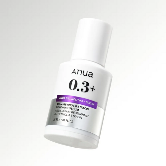 Anua Nano Retinol 0.3% + Niacin Renewing Serum 30ml at Embé Skin Korean and Japanese Beauty Skincare