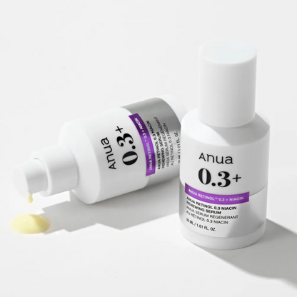 Anua Nano Retinol 0.3% + Niacin Renewing Serum 30ml at Embé Skin Korean and Japanese Beauty Skincare