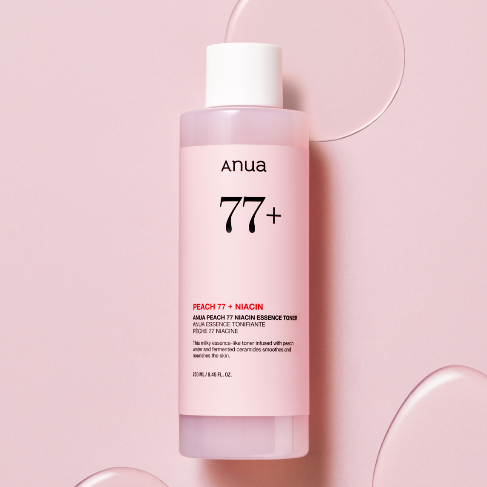 Anua Peach 77 Niacin Essence Toner 250ml at Embé Skin Korean and Japanese Beauty Skincare