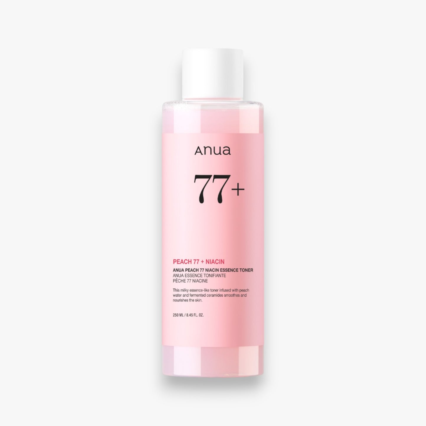 Anua Peach 77 Niacin Essence Toner 250ml at Embé Skin Korean and Japanese Beauty Skincare