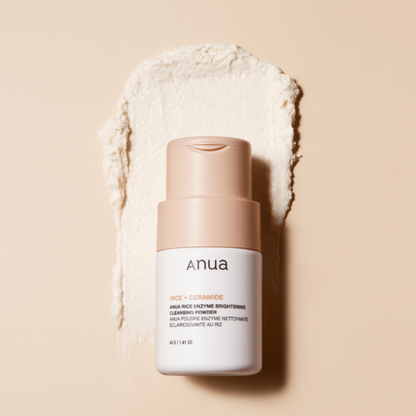 Anua Rice Enzyme Brightening Cleansing Powder 40g at Embé Skin Korean and Japanese Beauty Skincare
