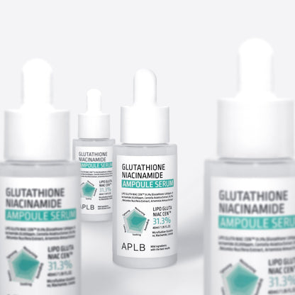 APLB Glutathione Niacinamide Ampoule Serum 40ml at Embé Skin Korean and Japanese Beauty Skincare
