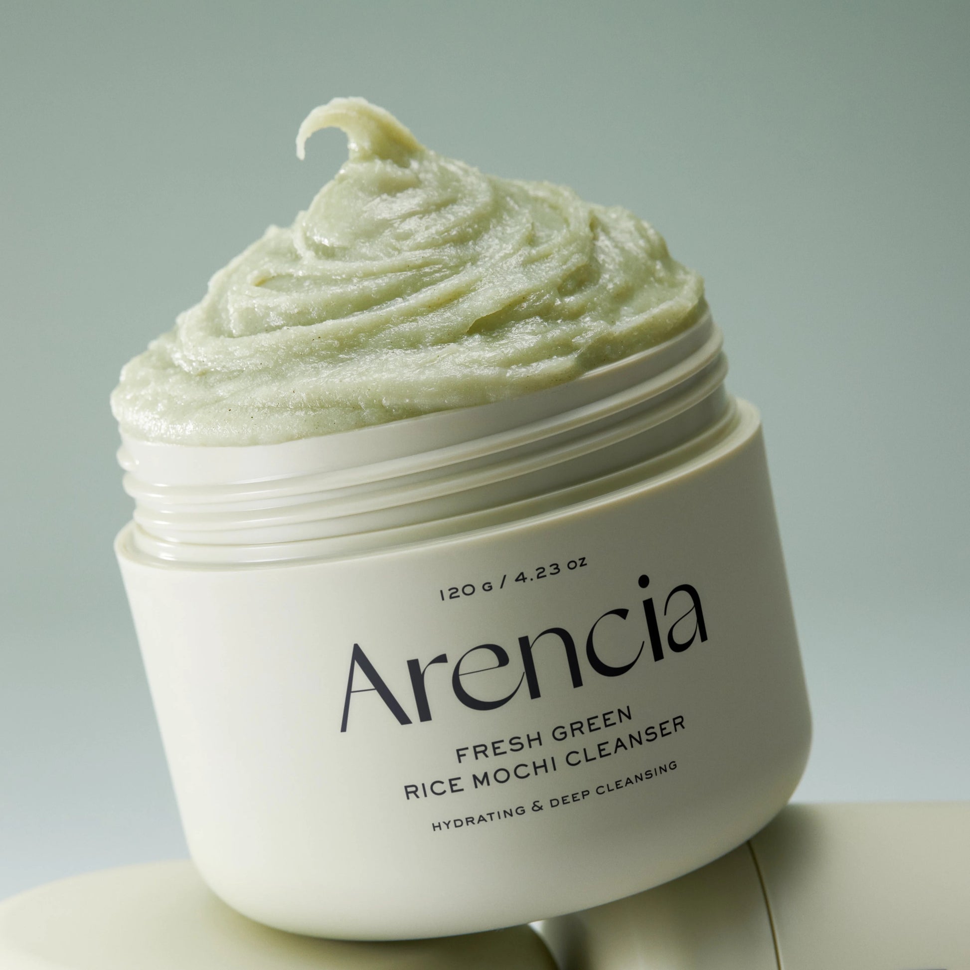 Arencia Fresh Green Rice Mochi Cleanser 120g at Embé Skin Korean and Japanese Beauty Skincare