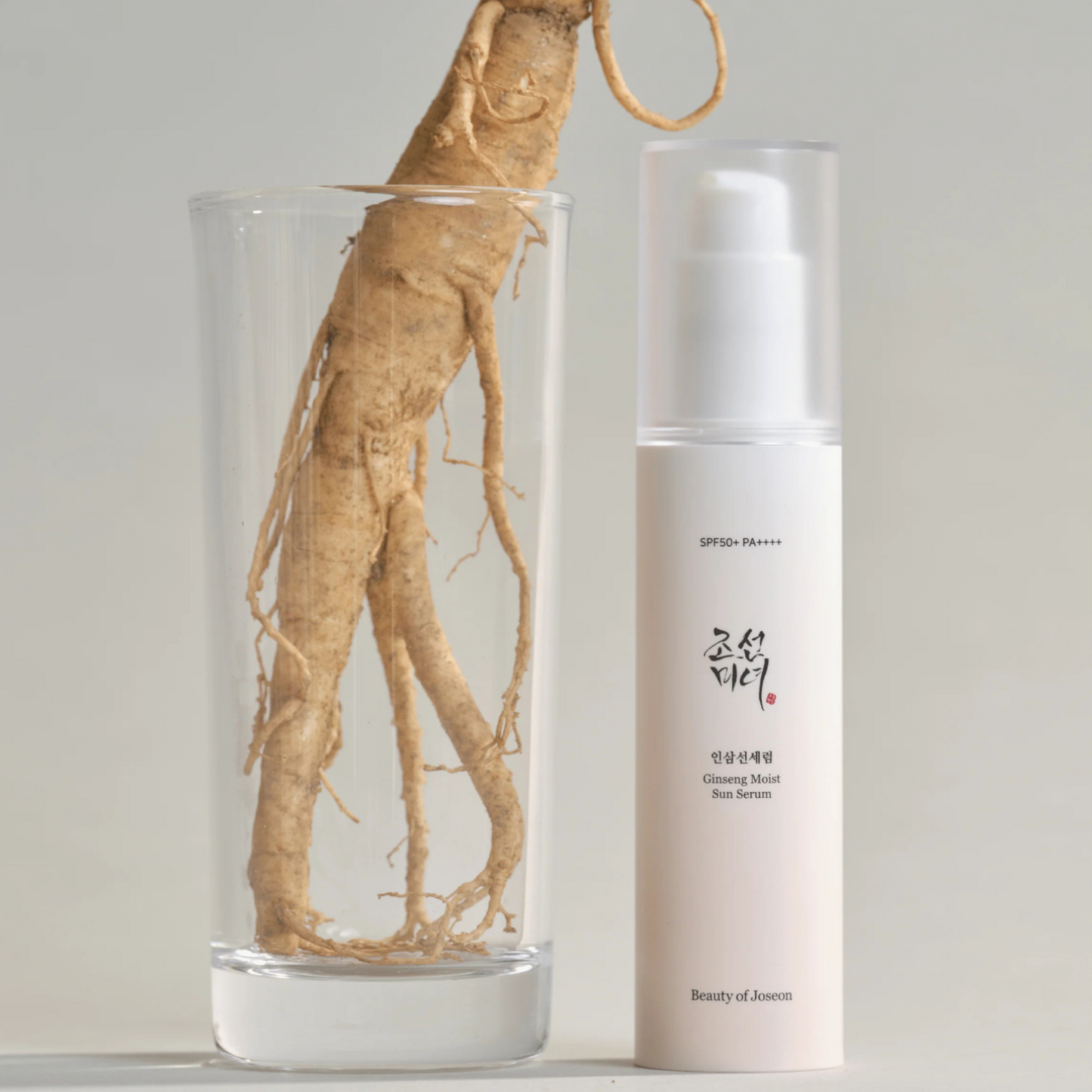 Beauty of Joseon Ginseng Moist Sun Serum SPF 50+ PA++++ 50ml at Embé Skin Korean and Japanese Beauty Skincare