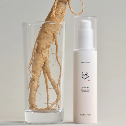 Beauty of Joseon Ginseng Moist Sun Serum SPF 50+ PA++++ 50ml at Embé Skin Korean and Japanese Beauty Skincare