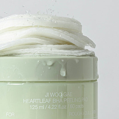 Ji Woo Gae Heartleaf BHA Peeling Pad - Embe Skin