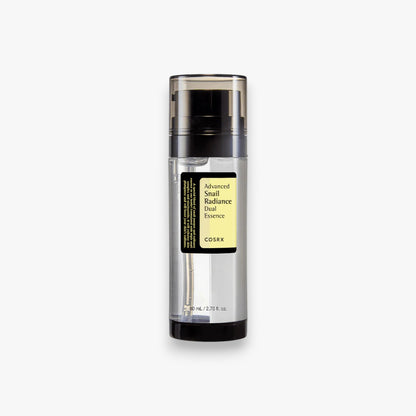 COSRX Advanced Snail Radiance Dual Essence 80ml at Embé Skin Korean and Japanese Beauty Skincare