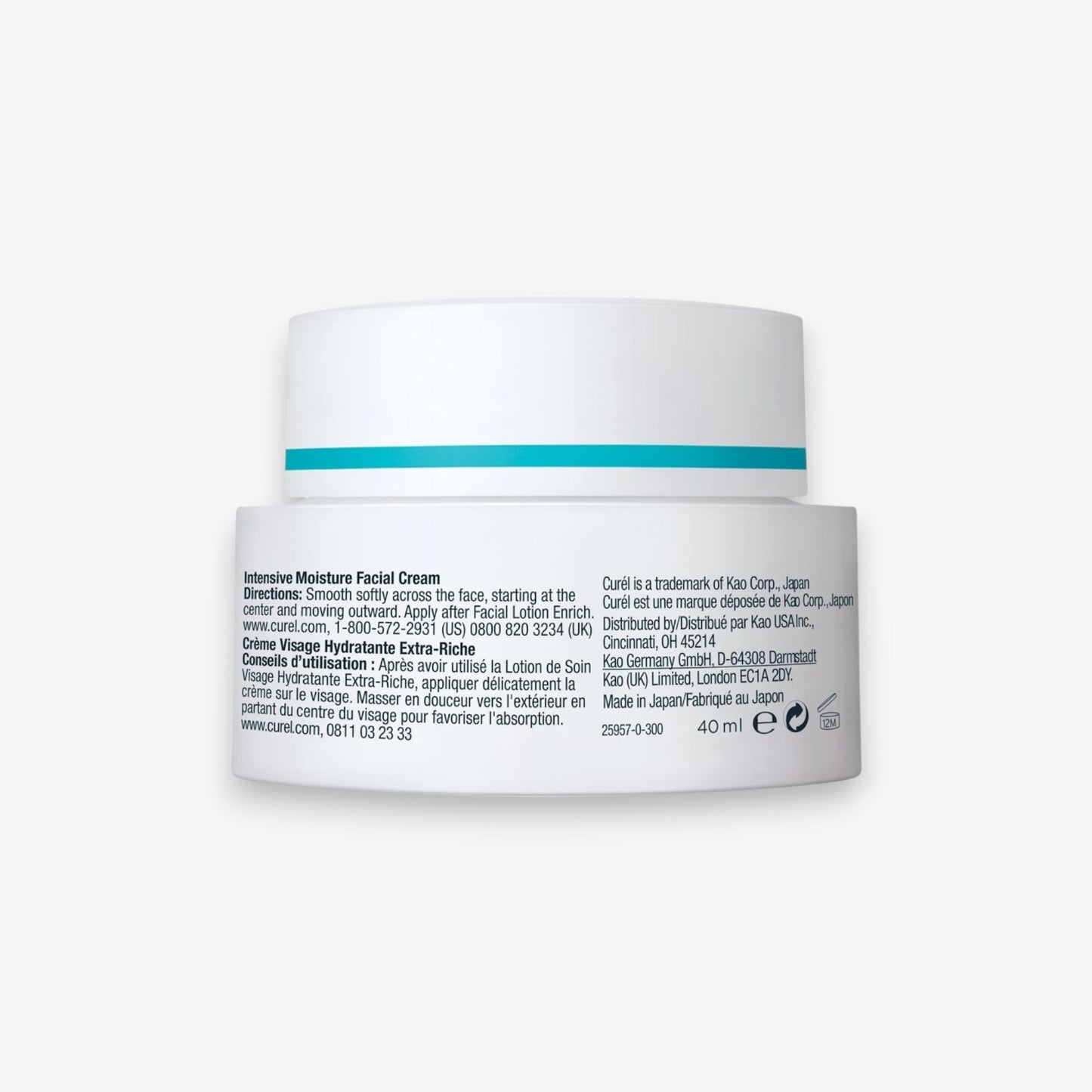 Curel Intensive Moisture Care Moisture Facial Cream 40g at Embé Skin Korean and Japanese Beauty Skincare