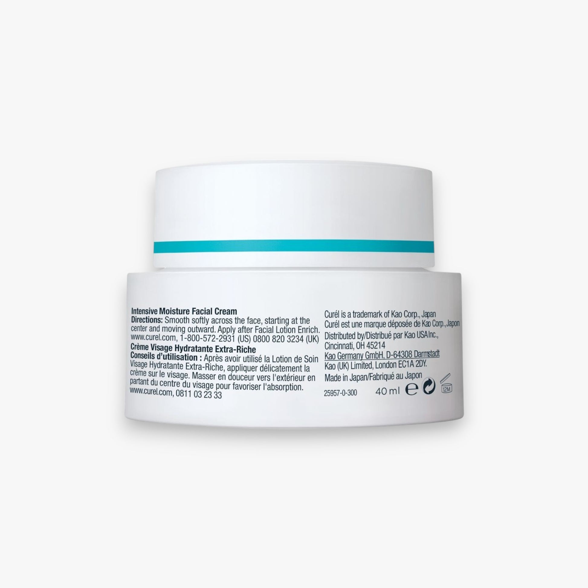 Curel Intensive Moisture Care Moisture Facial Cream 40g at Embé Skin Korean and Japanese Beauty Skincare