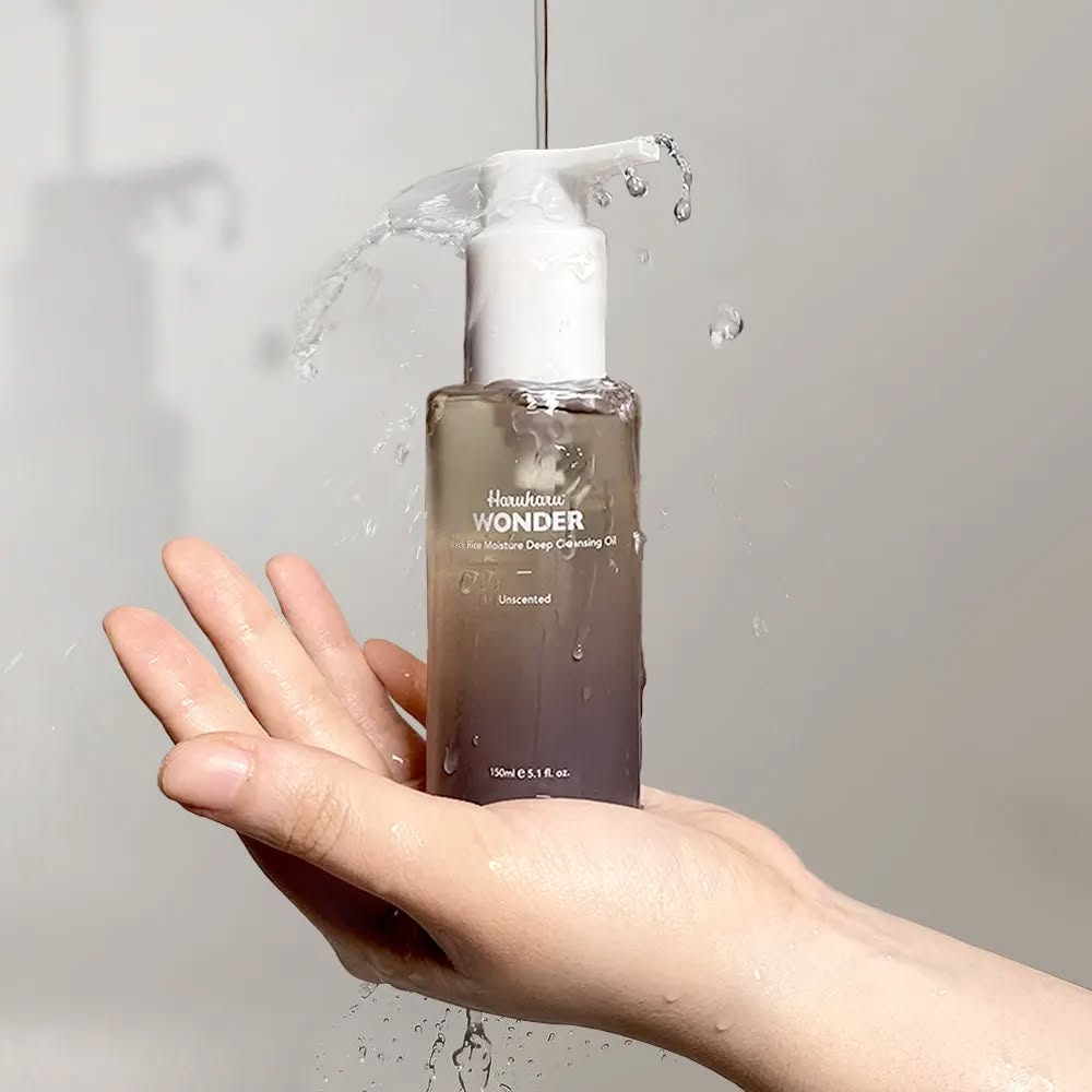 Haruharu Wonder Black Rice Moisture Deep Cleansing Oil Unscented 150ml at Embé Skin Korean and Japanese Beauty Skincare