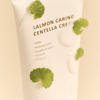 Heveblue Salmon Caring Centella Cream 100ml at Embé Skin Korean and Japanese Beauty Skincare