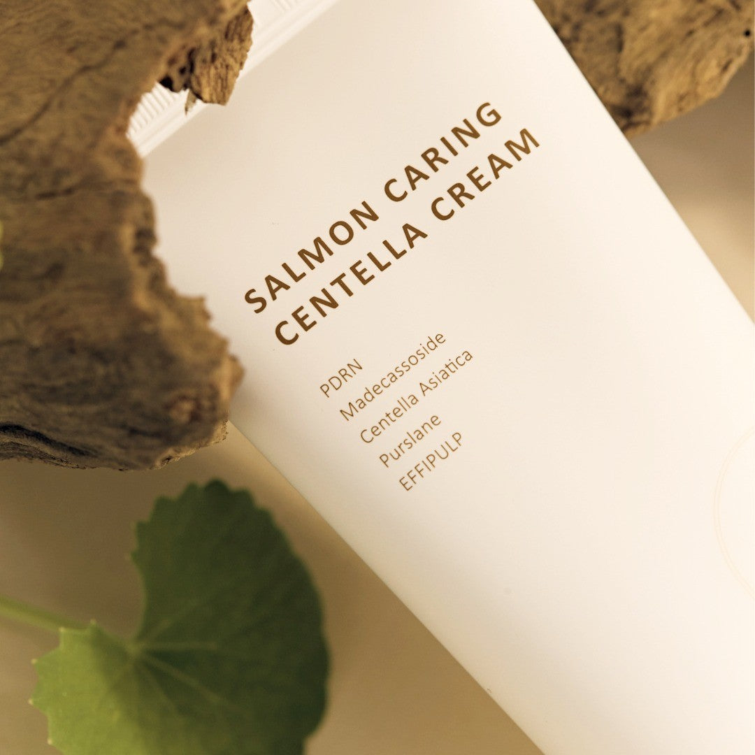 Heveblue Salmon Caring Centella Cream 100ml at Embé Skin Korean and Japanese Beauty Skincare