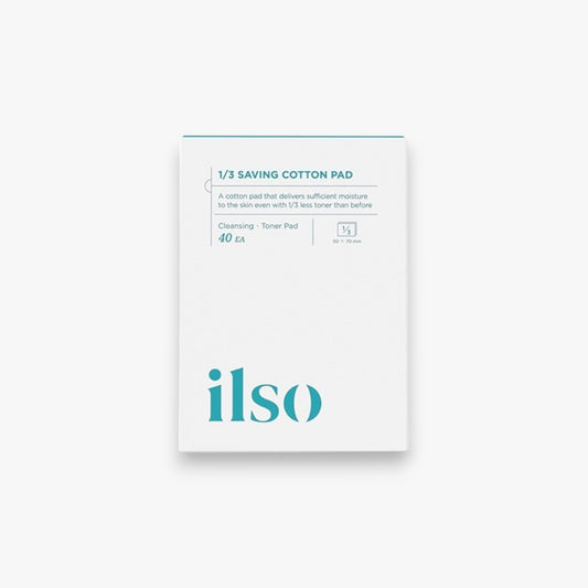 Ilso 1/3 Saving Cotton Pad 40 Pads at Embé Skin Korean and Japanese Beauty Skincare
