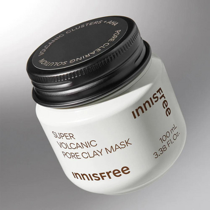 Innisfree Super Volcanic Pore Clay Mask 100ml at Embé Skin Korean and Japanese Beauty Skincare