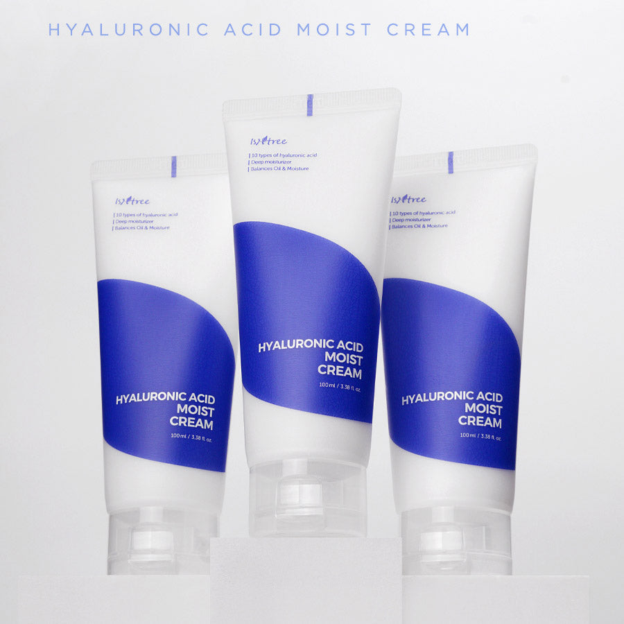 Isntree Hyaluronic Acid Moist Cream 100ml at Embé Skin Korean and Japanese Beauty Skincare 