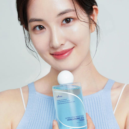 Isntree Ultra-Low Molecular Hyaluronic Acid Toner 300ml at Embé Skin Korean and Japanese Beauty Skincare