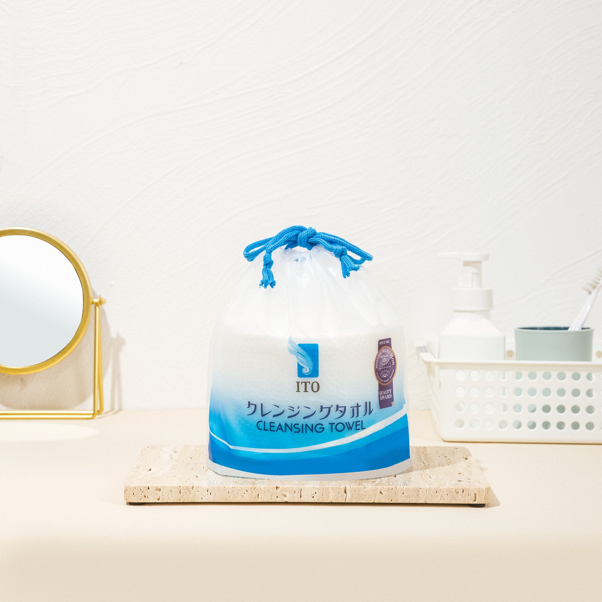 ITO Cleansing Facial Cotton Towel 80 Pcs at Embé Skin Korean and Japanese Beauty Skincare 